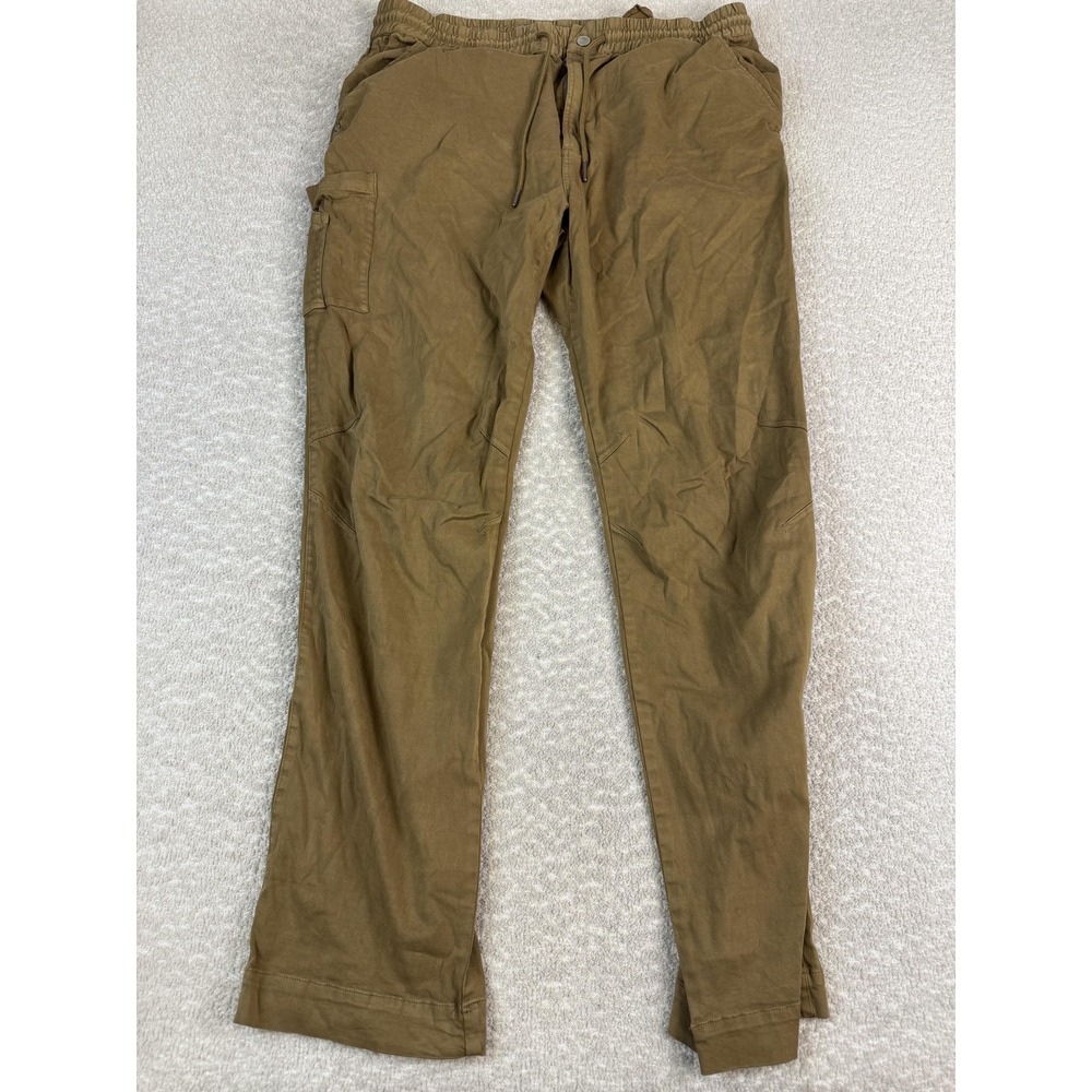Thorogood‎ Pants Mens Large Brown Workwear Utility Elastic Waist Drawstring